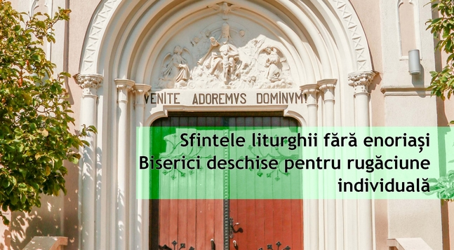 Comunicat despre Sfintele liturghii, spovedanie, vizitarea bisericilor