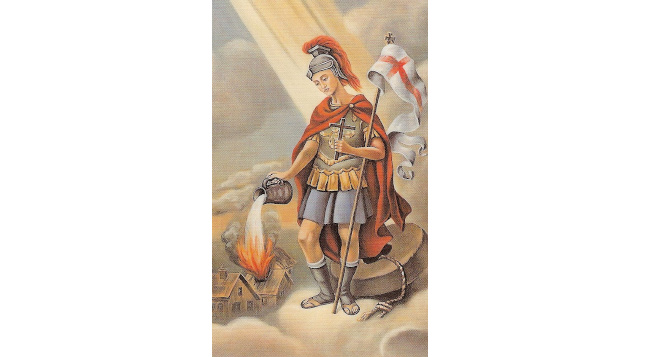 Szent Flórián, a tűzoltók mennyei pártfogója