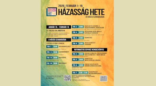 A hűség szabadsága – Házasság Hete egyházmegyénkben