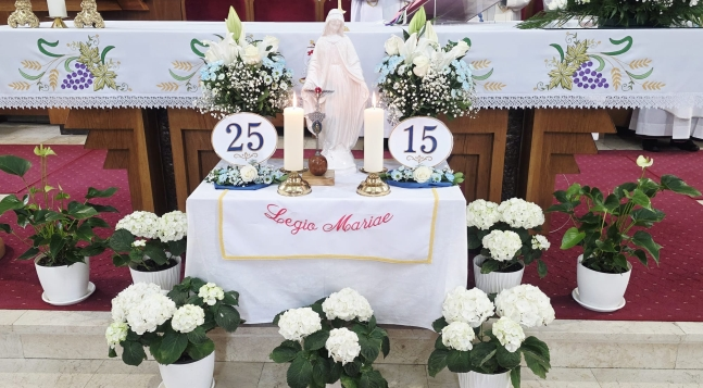 Kettős jubileumot ünnepelt a Mária Légió Szatmárnémetiben